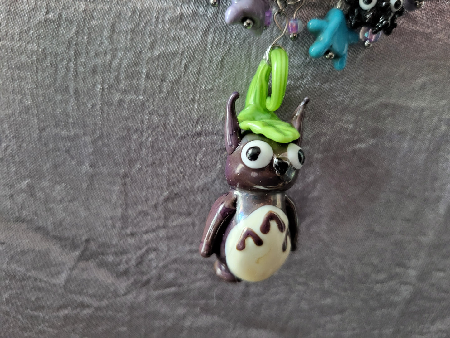Totoro & Friends Glass Bead Statement Necklace