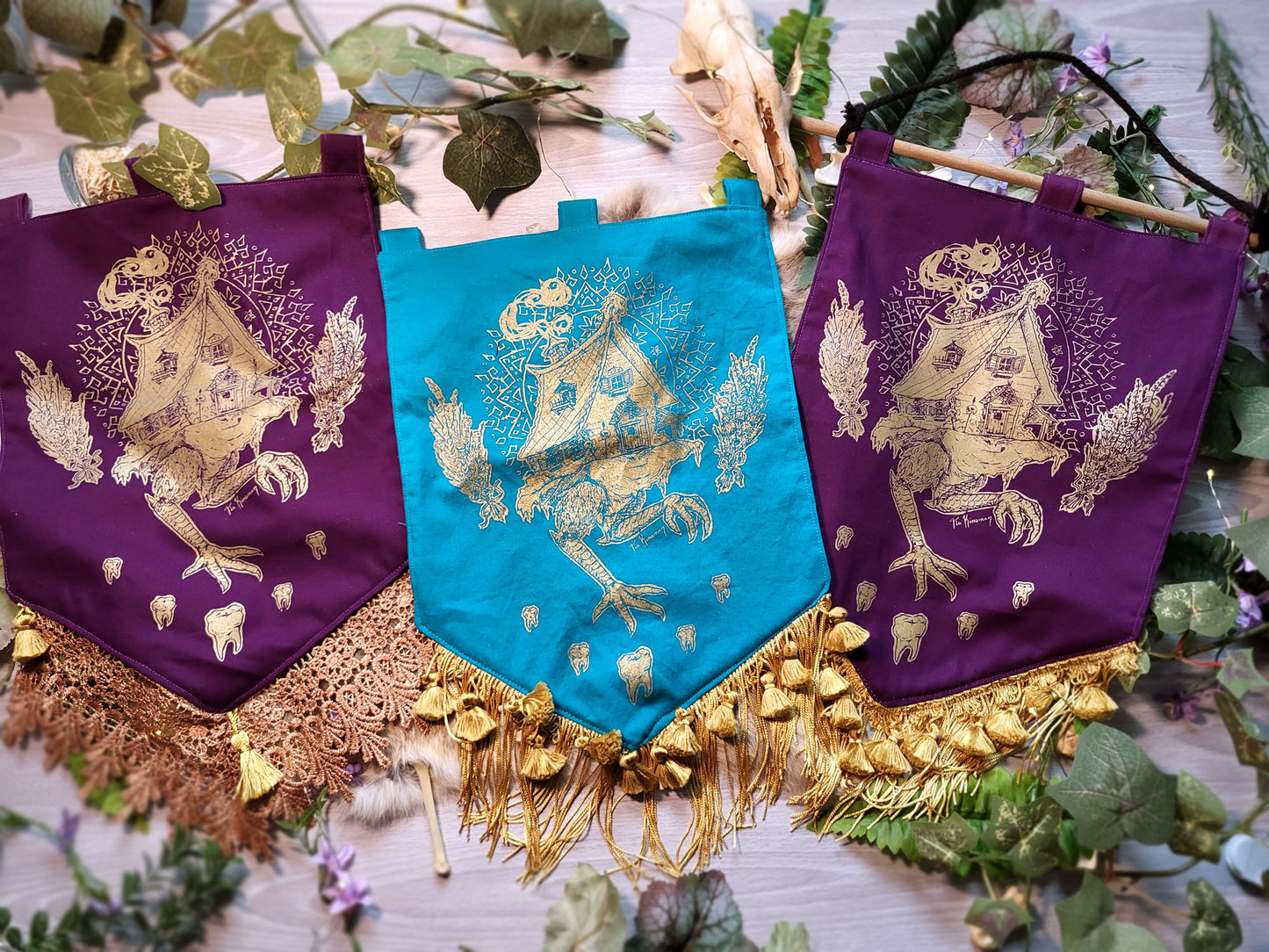 Golden Fantasy Baba Yaga's Hut Bigger Banners