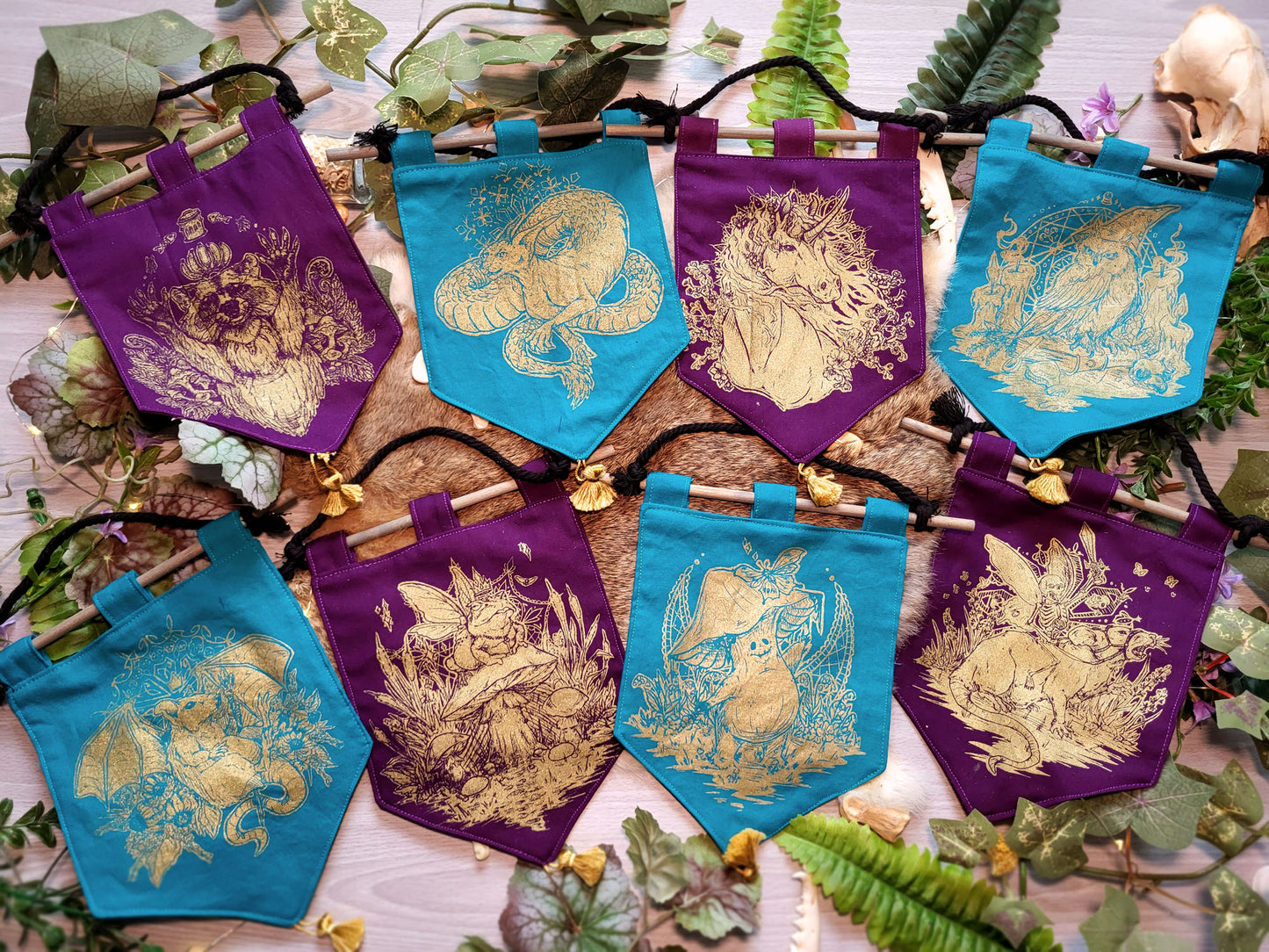 Golden Fantasy Battle Rat Bitty Banner