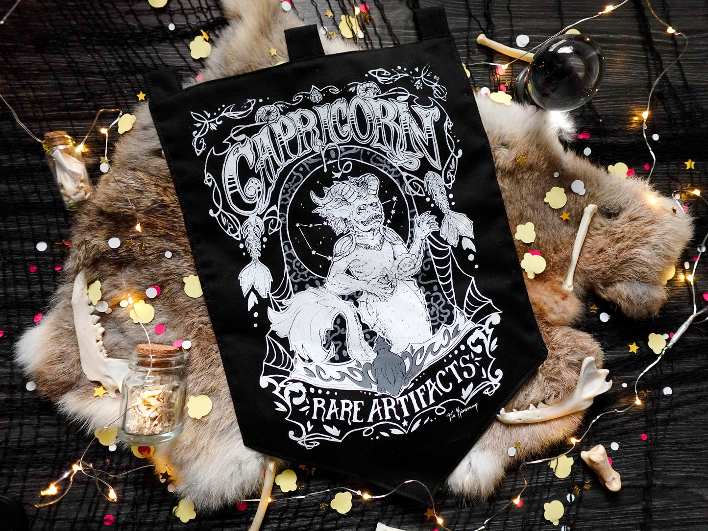 Capricorn Dark Zodiac Bigger Banner