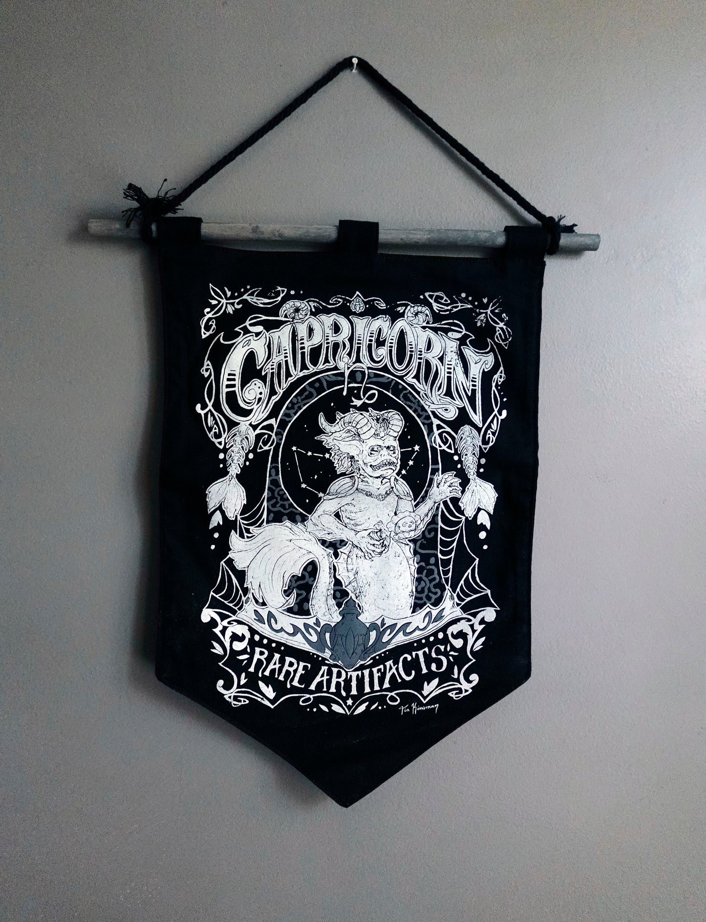 Capricorn Dark Zodiac Bigger Banner