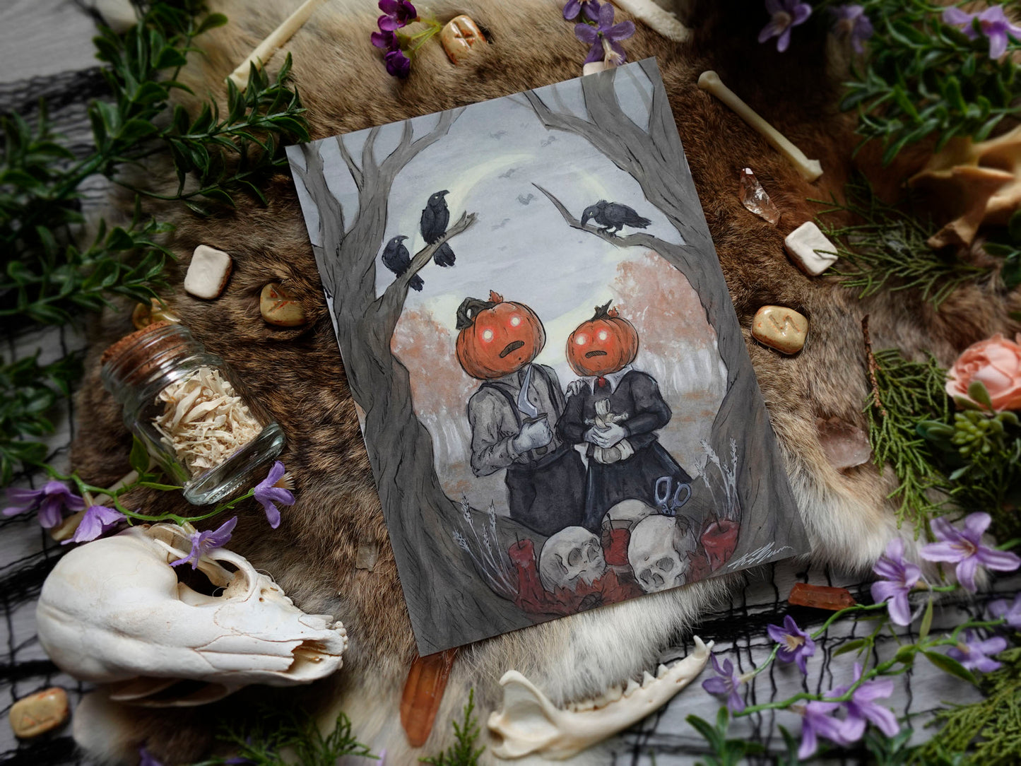 Fall Children Fine Art Print