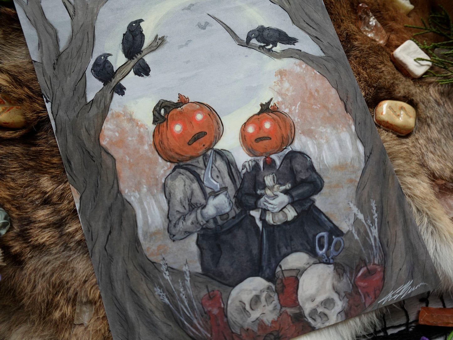 Fall Children Fine Art Print