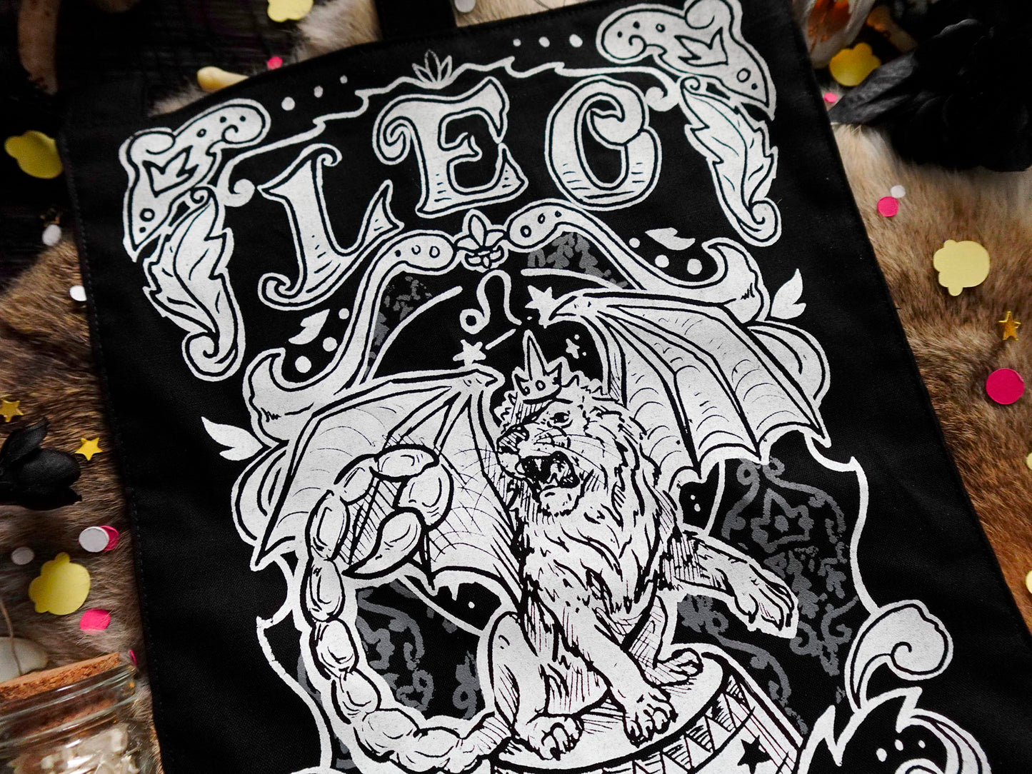 Leo Dark Zodiac Bigger Banner