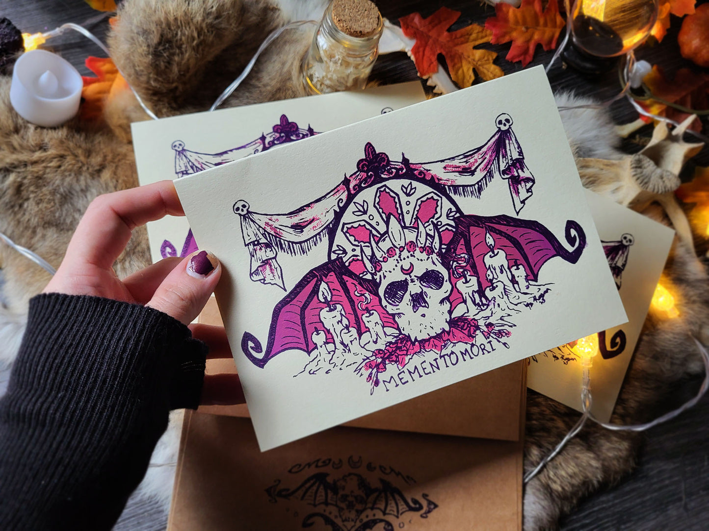 Memento Mori Goth Stationery Set (Complete Collection)