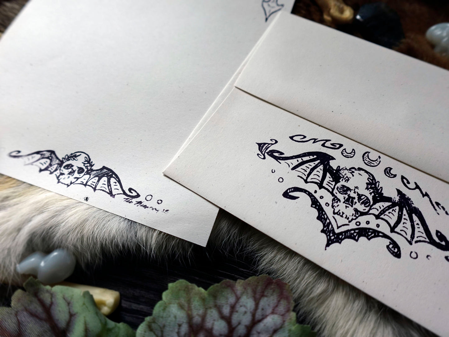 Memento Mori Goth Stationery Set (Complete Collection)