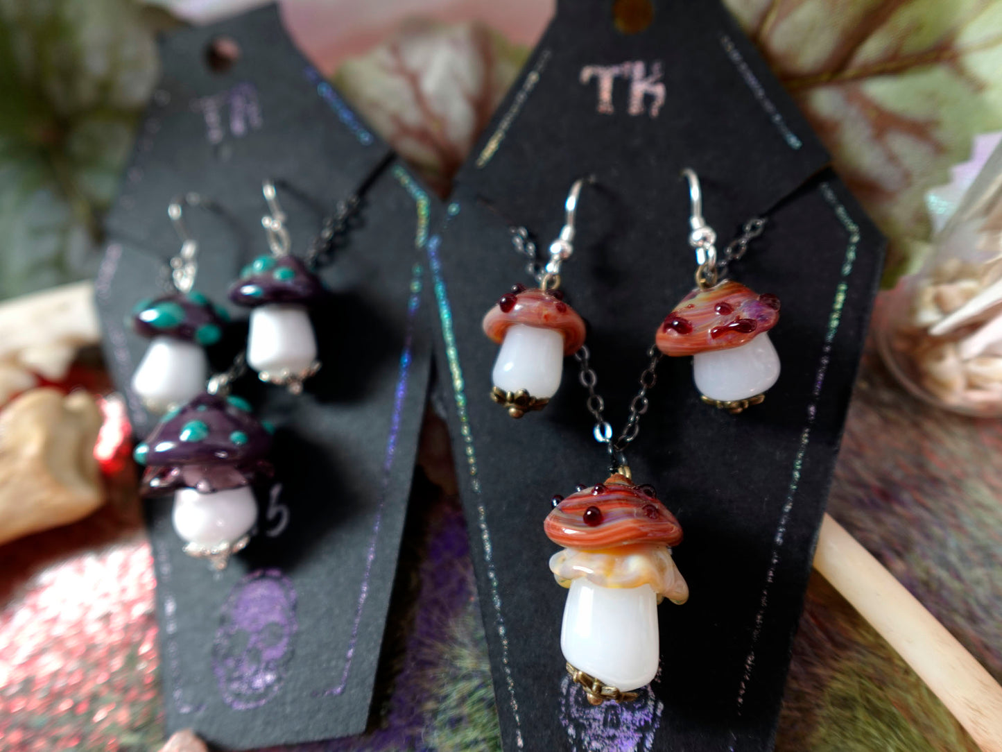 Mushroom Jewelry Sets