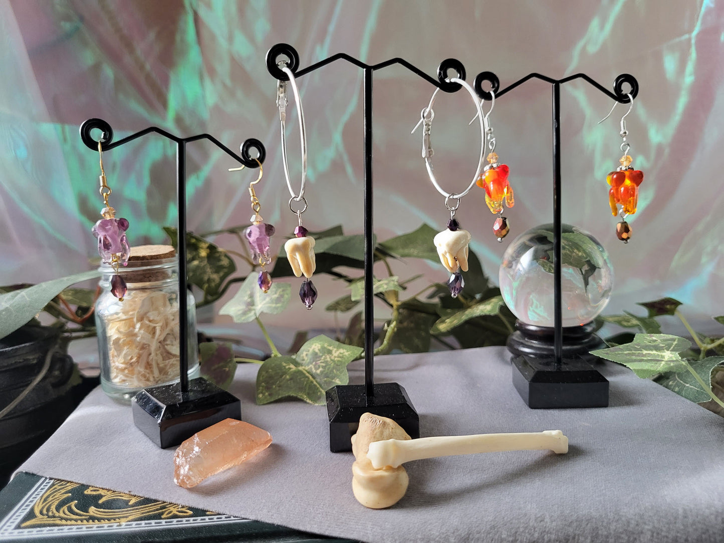 Sweet Teeth Glass "Candy" Teeth Earrings