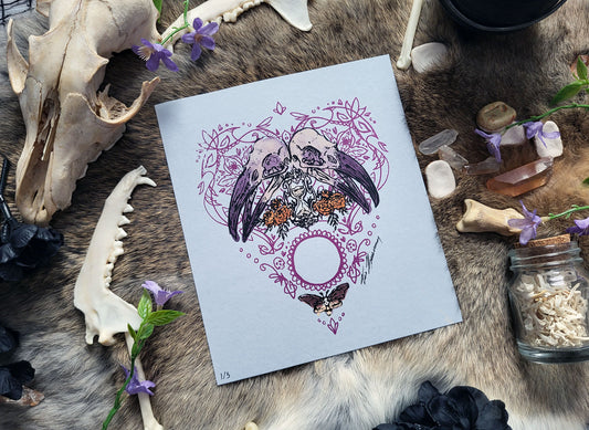 Secrets From Beyond Planchette Paper Print