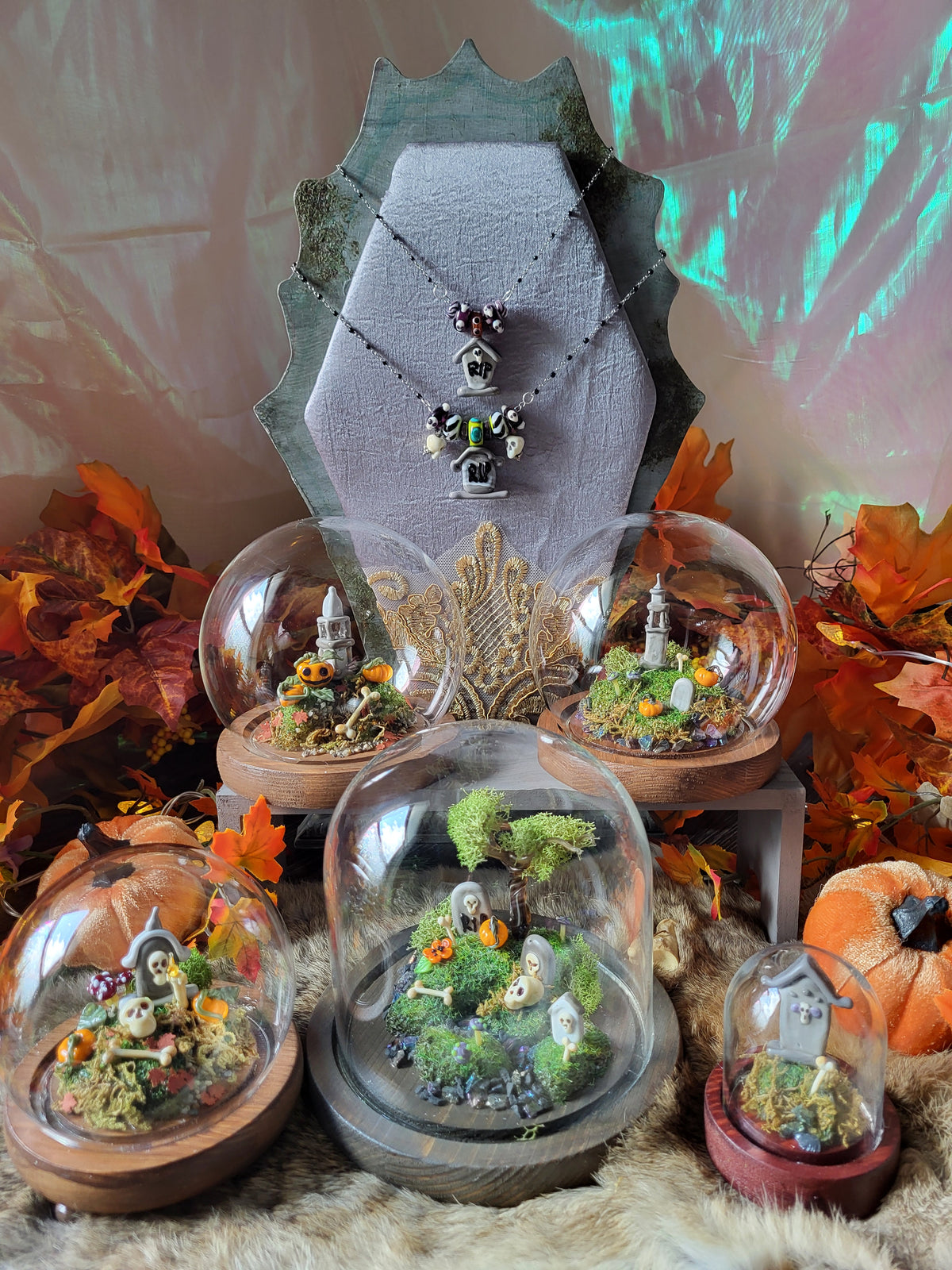 Halloween Cemetery Dome #2