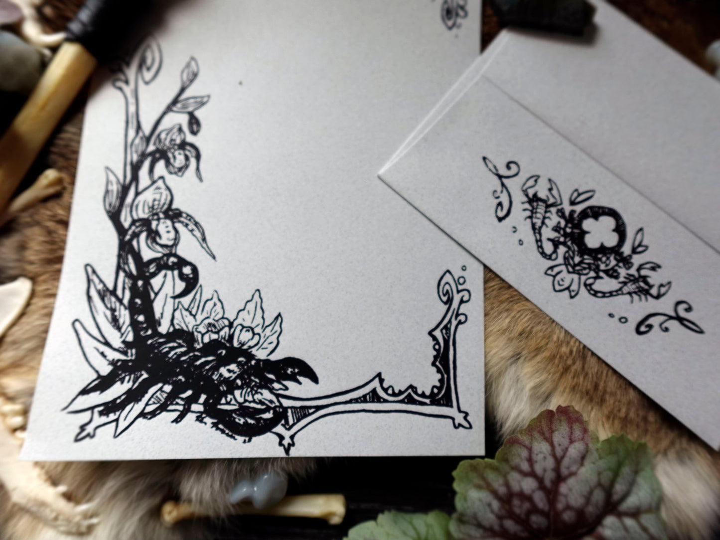 Little Scorpion Goth Stationery Set (Complete Collection)