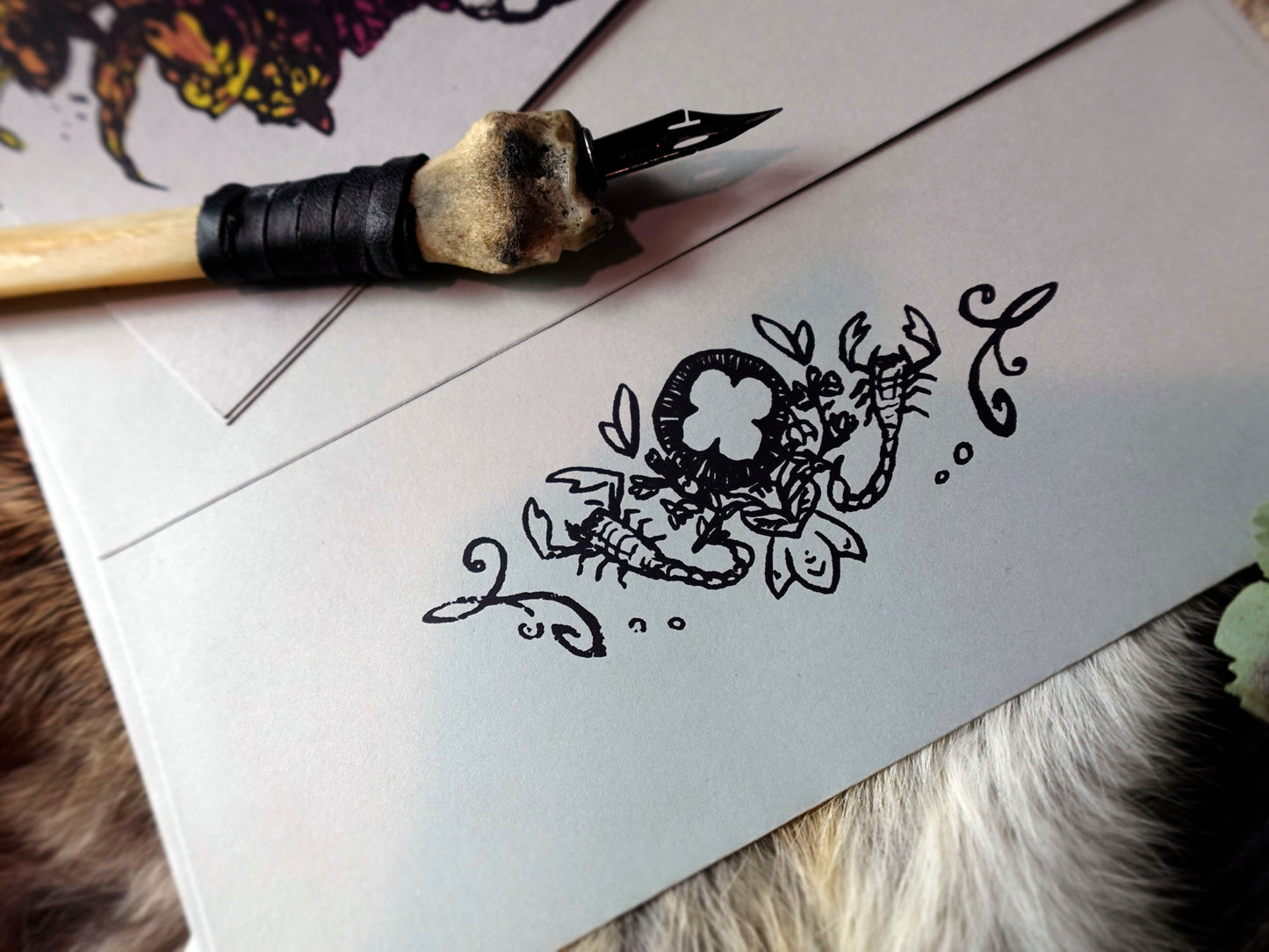 Little Scorpion Goth Stationery Set (Complete Collection)