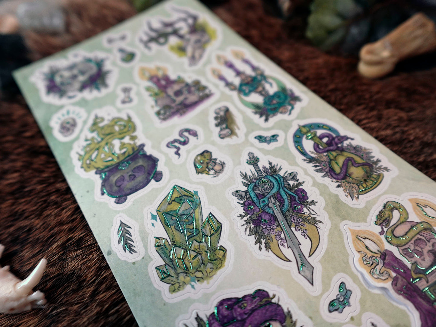 Skulls & Snakes Set Fine Art Prints