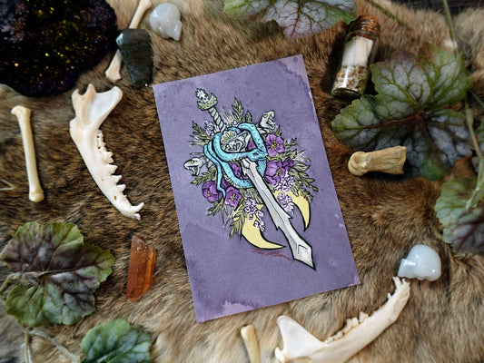 Snake Sword Fine Art Print