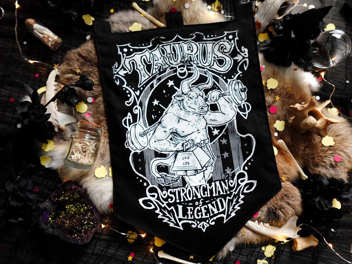 Taurus Dark Zodiac Bigger Banner