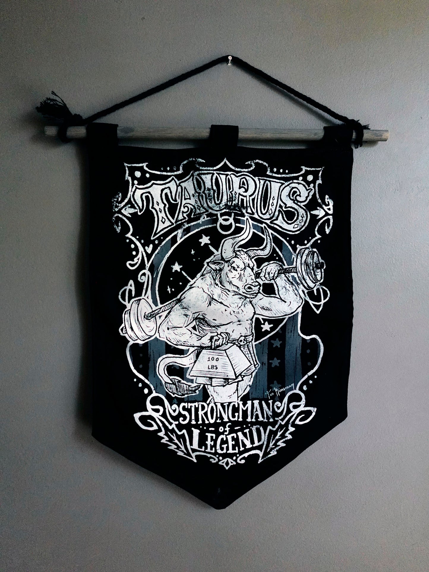 Taurus Dark Zodiac Bigger Banner