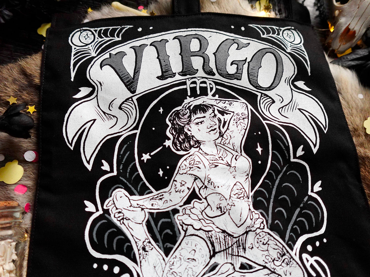 Virgo Dark Zodiac Bigger Banner