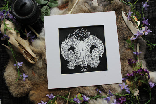 Aries Original Drawing