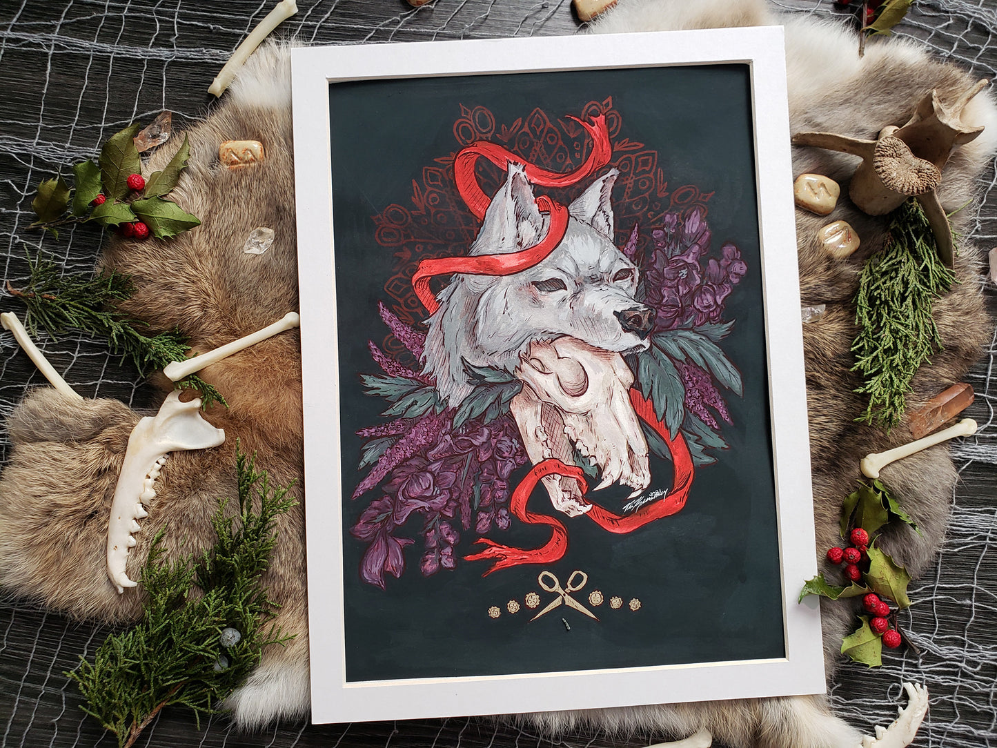 Bad Wolf Original Painting