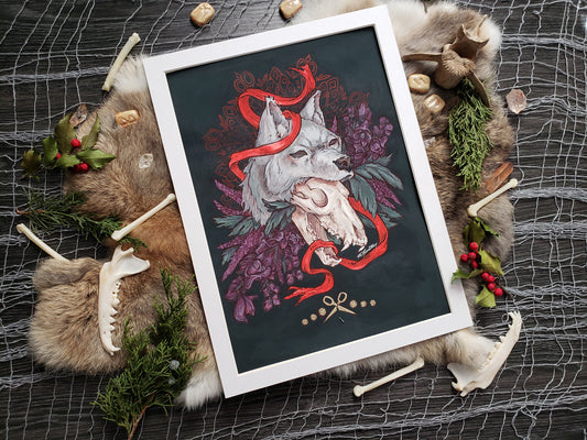 Bad Wolf Original Painting