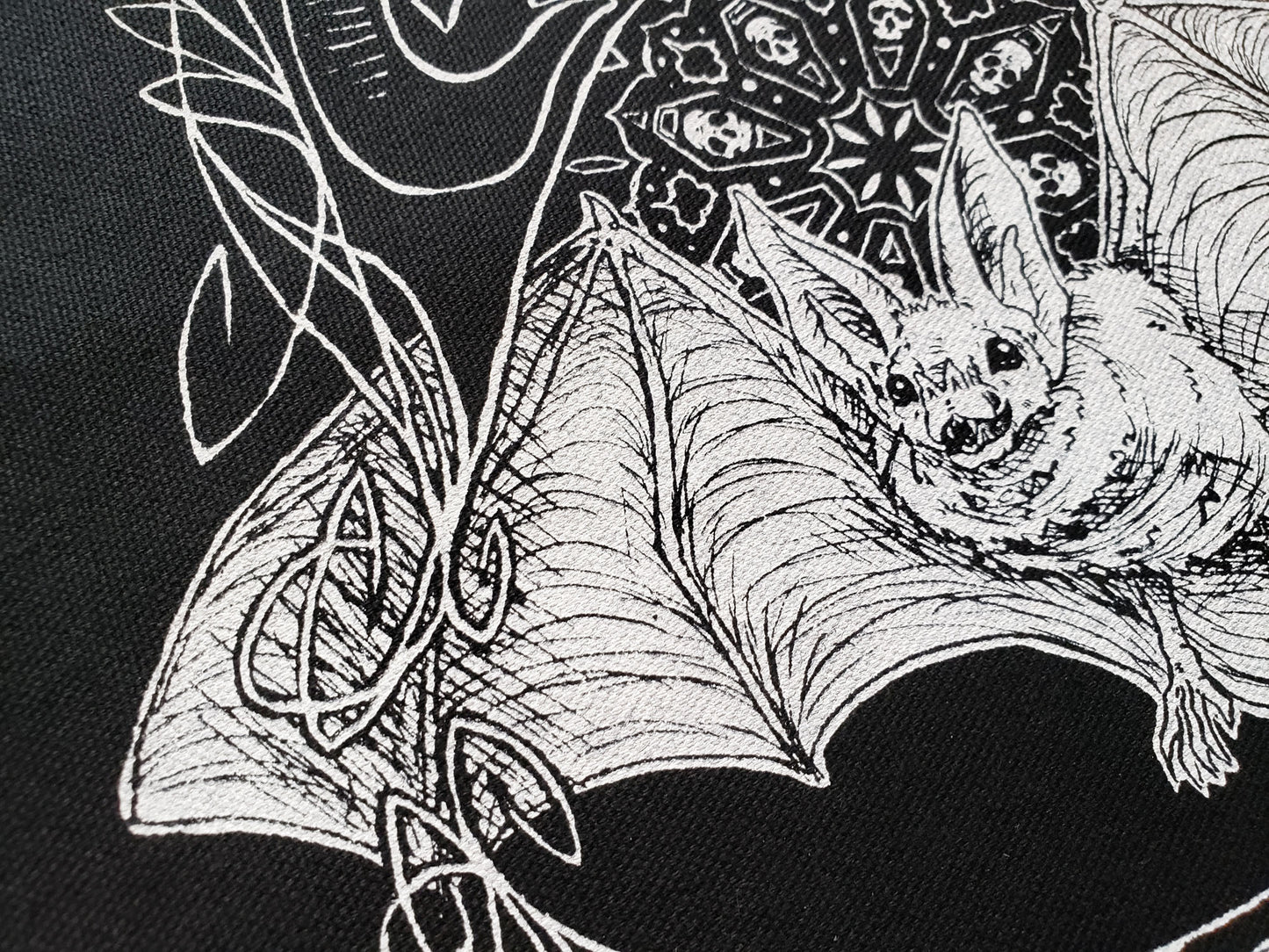 Carpe Noctem Screen Printed Back Patch