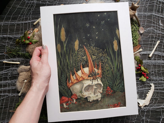 Beetle King Original Drawing