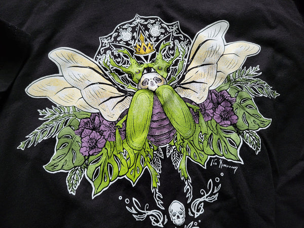 Necro Beetle King Black Unisex Shirt