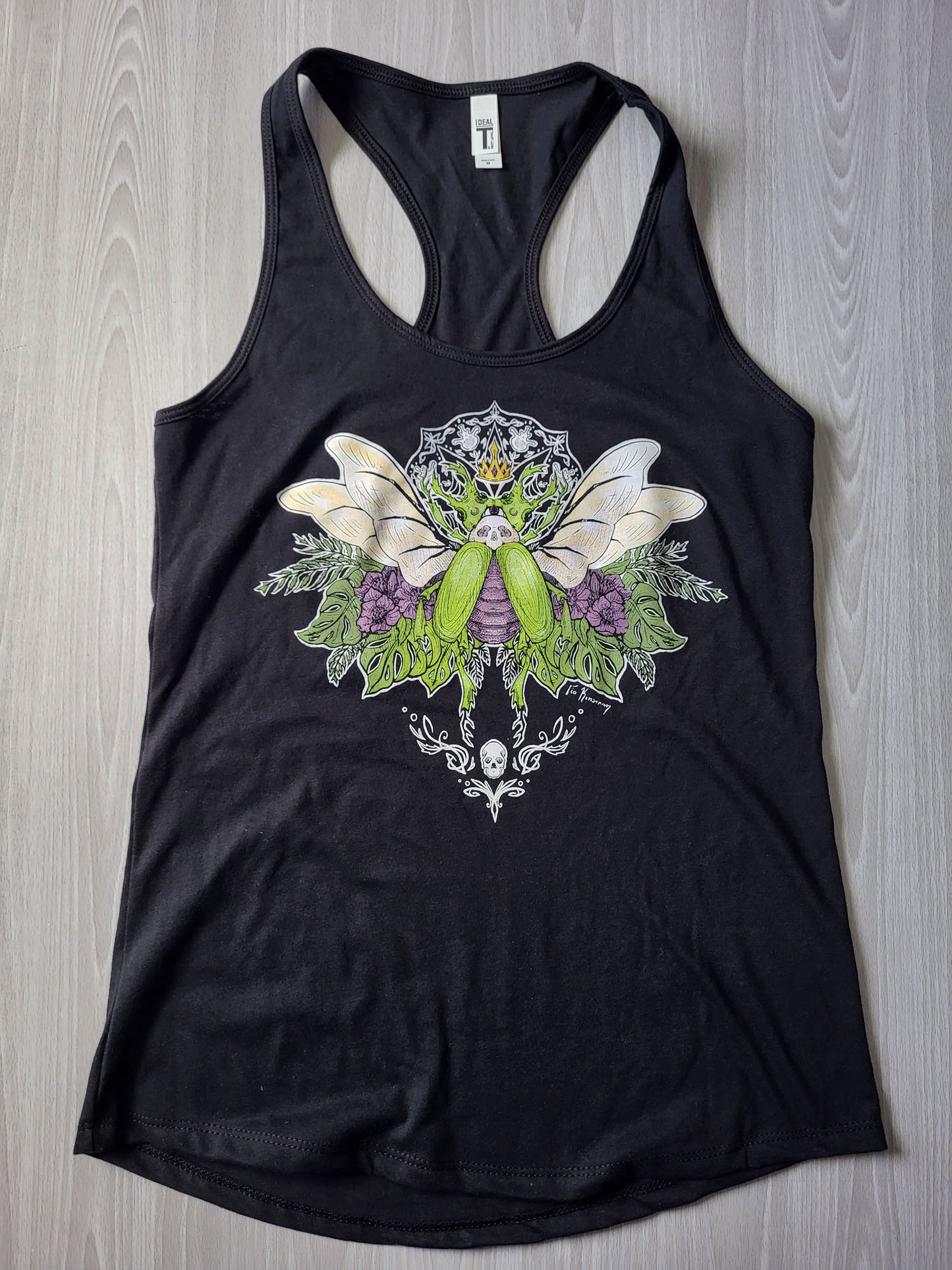 Necro Beetle King Black Women's Tank Top