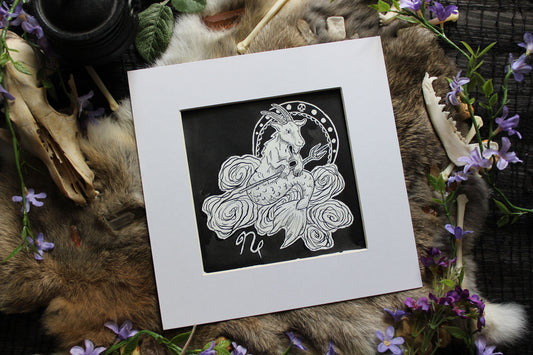 Capricorn Original Drawing