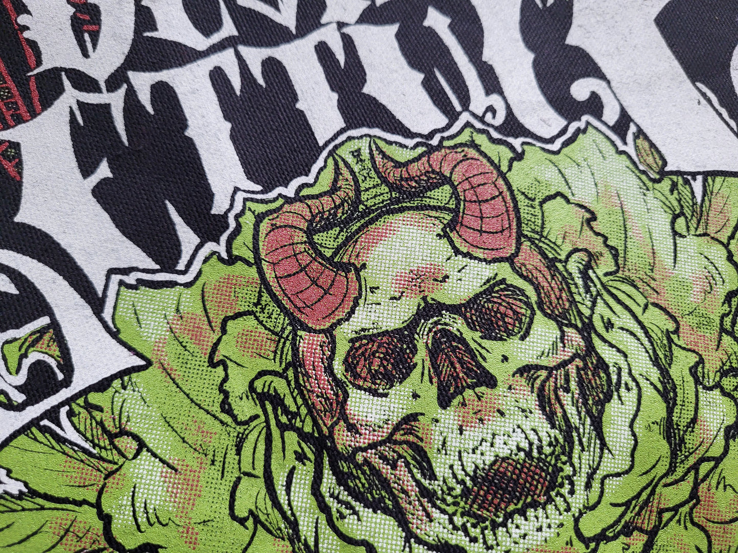 Devil's Lettuce Screen Printed Back Patch