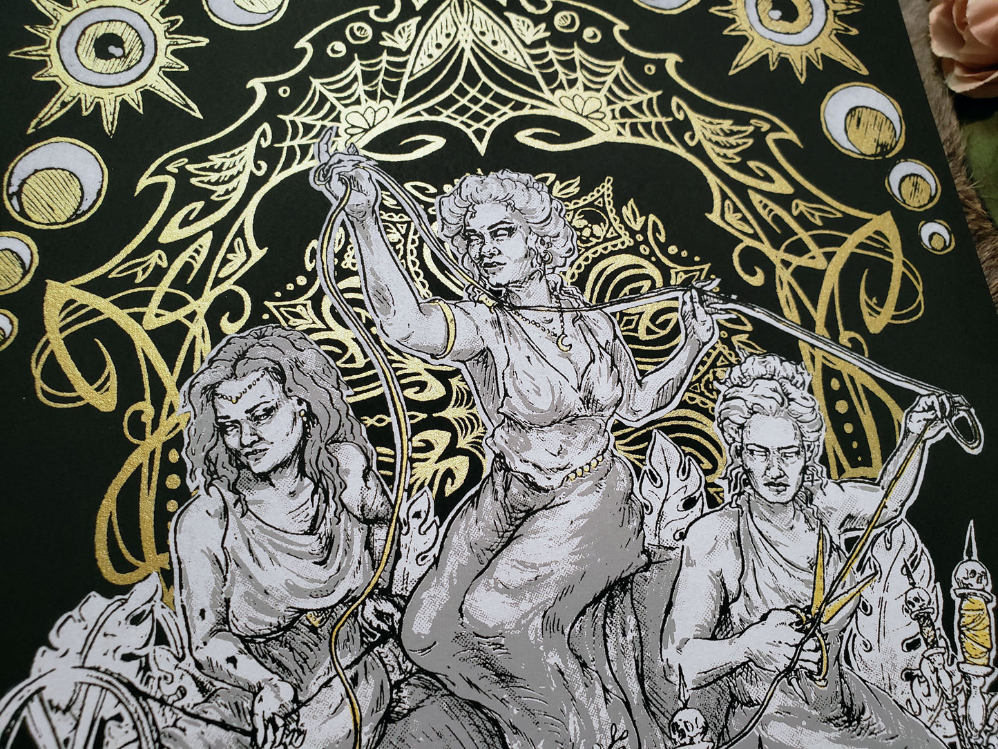 The Fates Hand Printed Fine Art Print