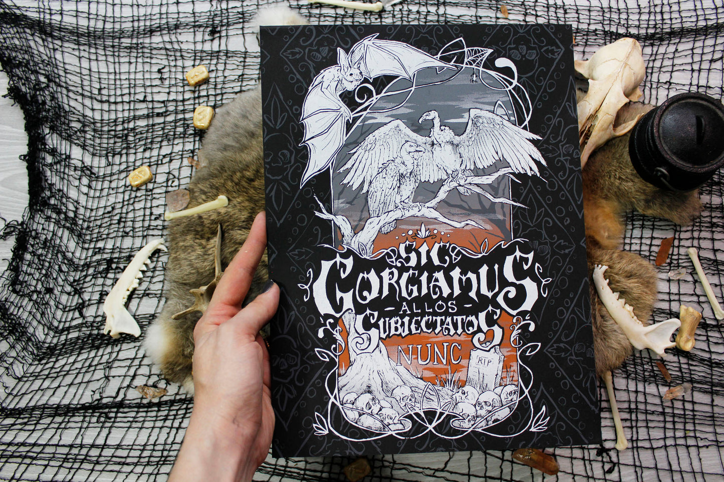 We Feast Hand Screen Printed Fine Art Print