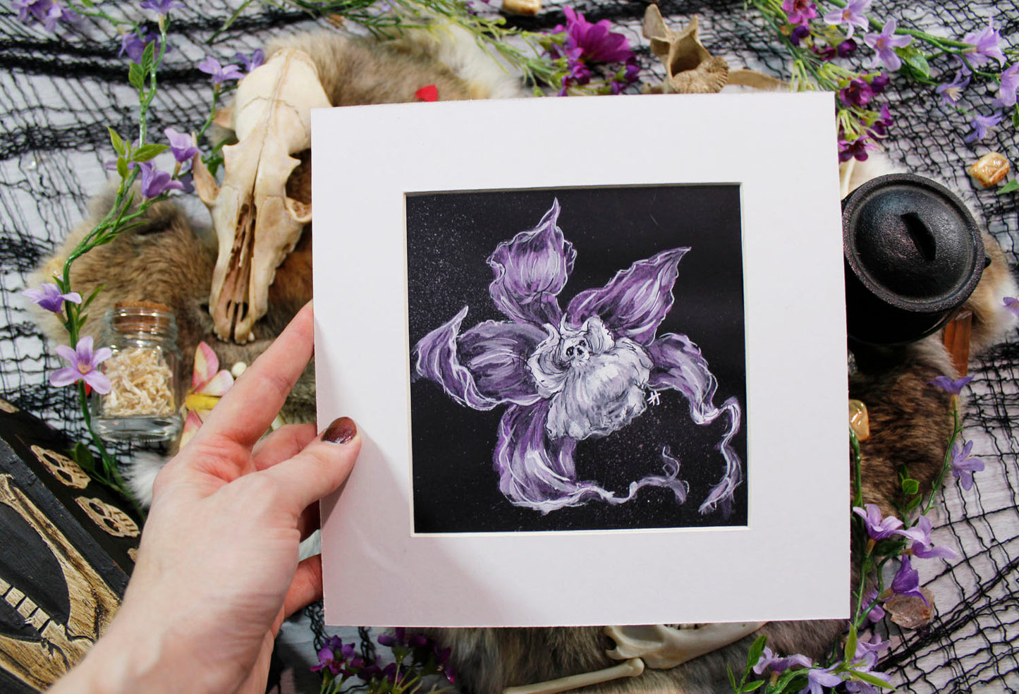 Ghost Flower Original Painting