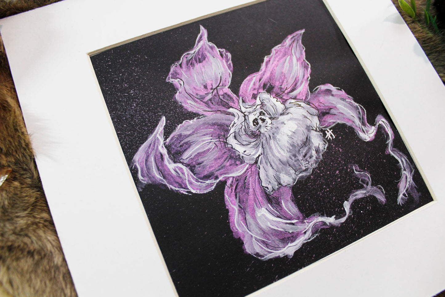 Ghost Flower Original Painting