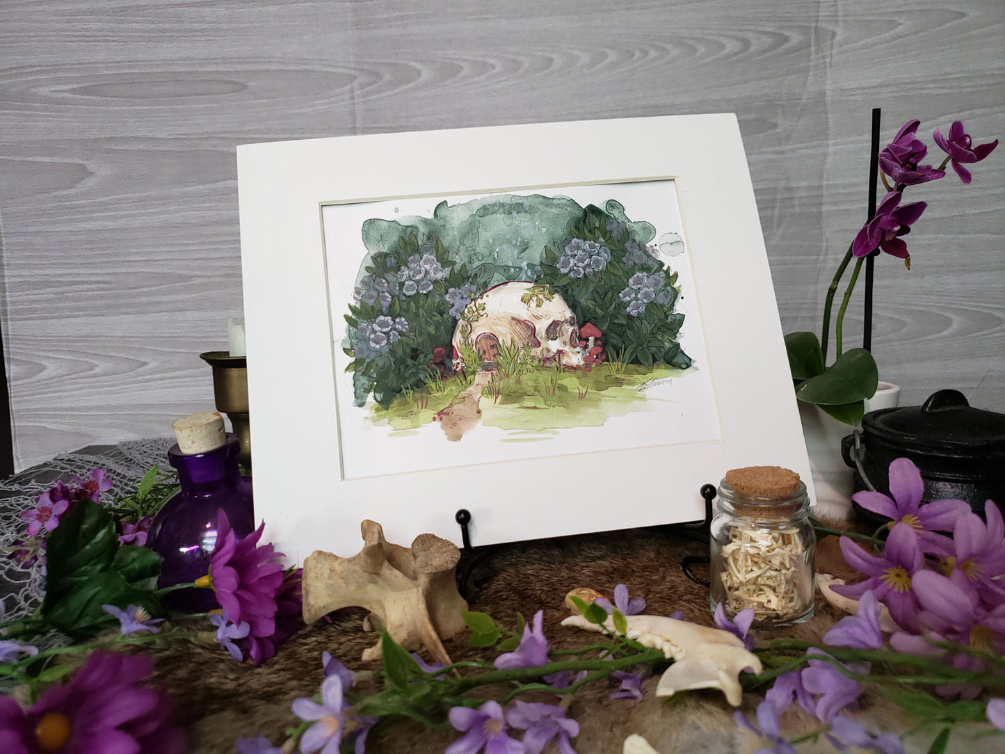 Cozy Gnome Home Original Painting