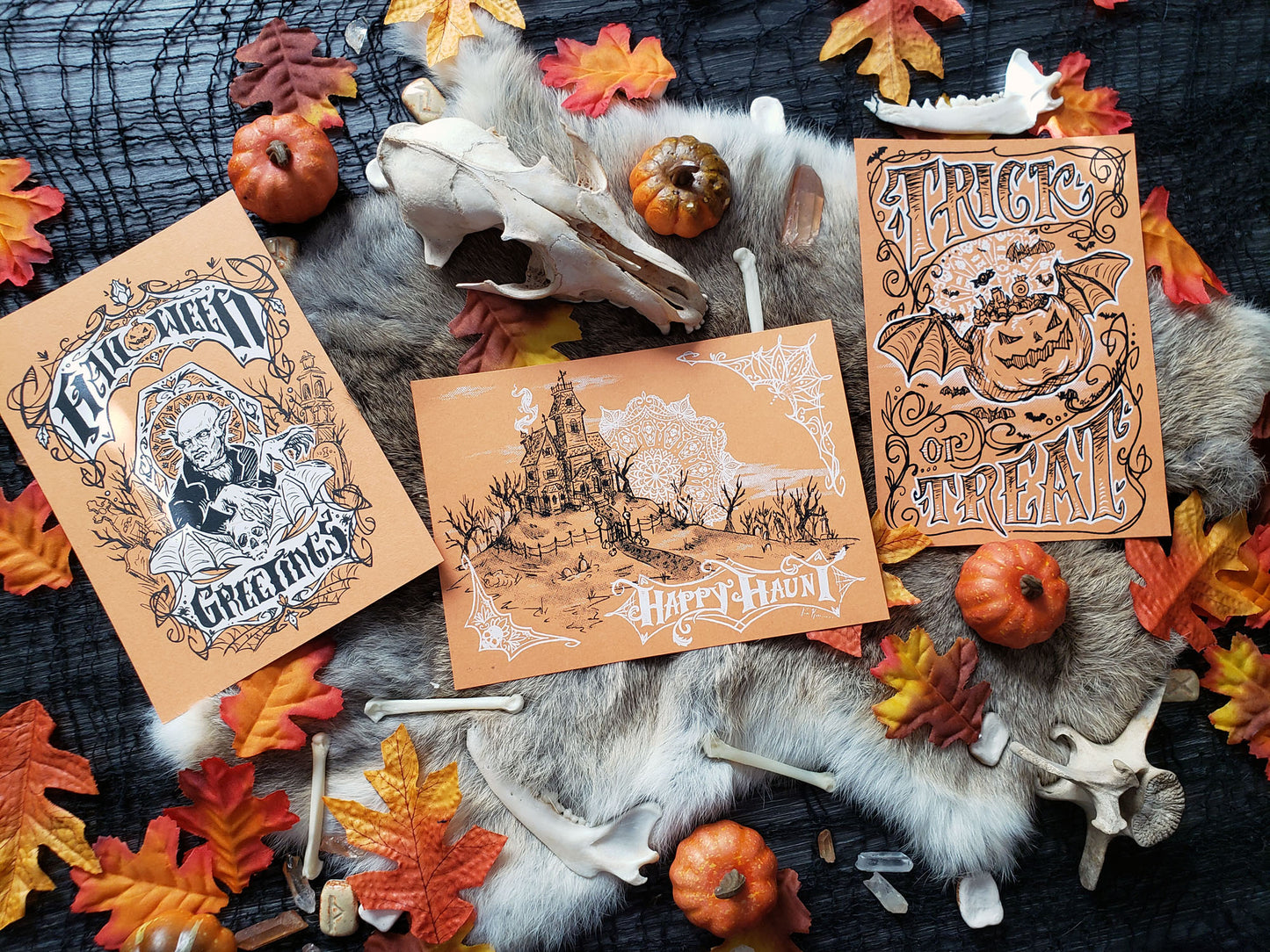 Nossie's Greetings! Halloween Greeting Cards