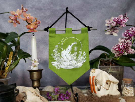 Halloween Witch Hat Bitty Banner