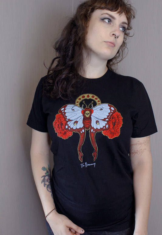 Last of stock! Bloodwing Moth black unisex shirt