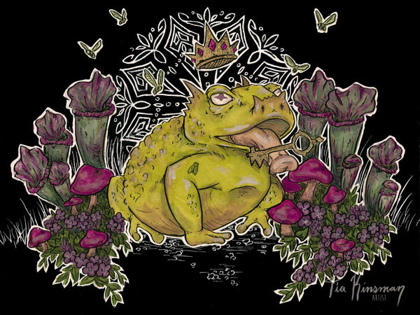 Toad King Fine Art Print