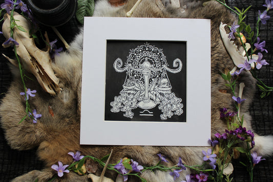 Libra Original Drawing