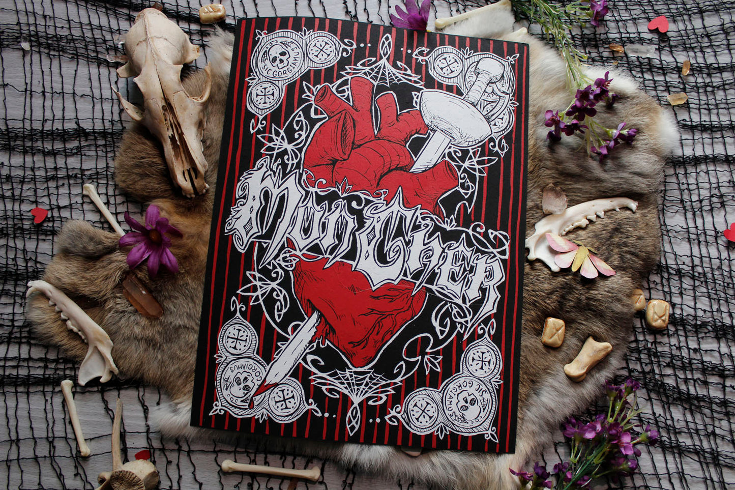 Addams Valentines Large Print Set