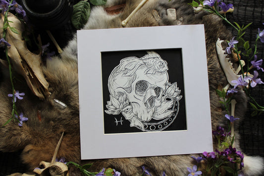 Pisces Original Drawing