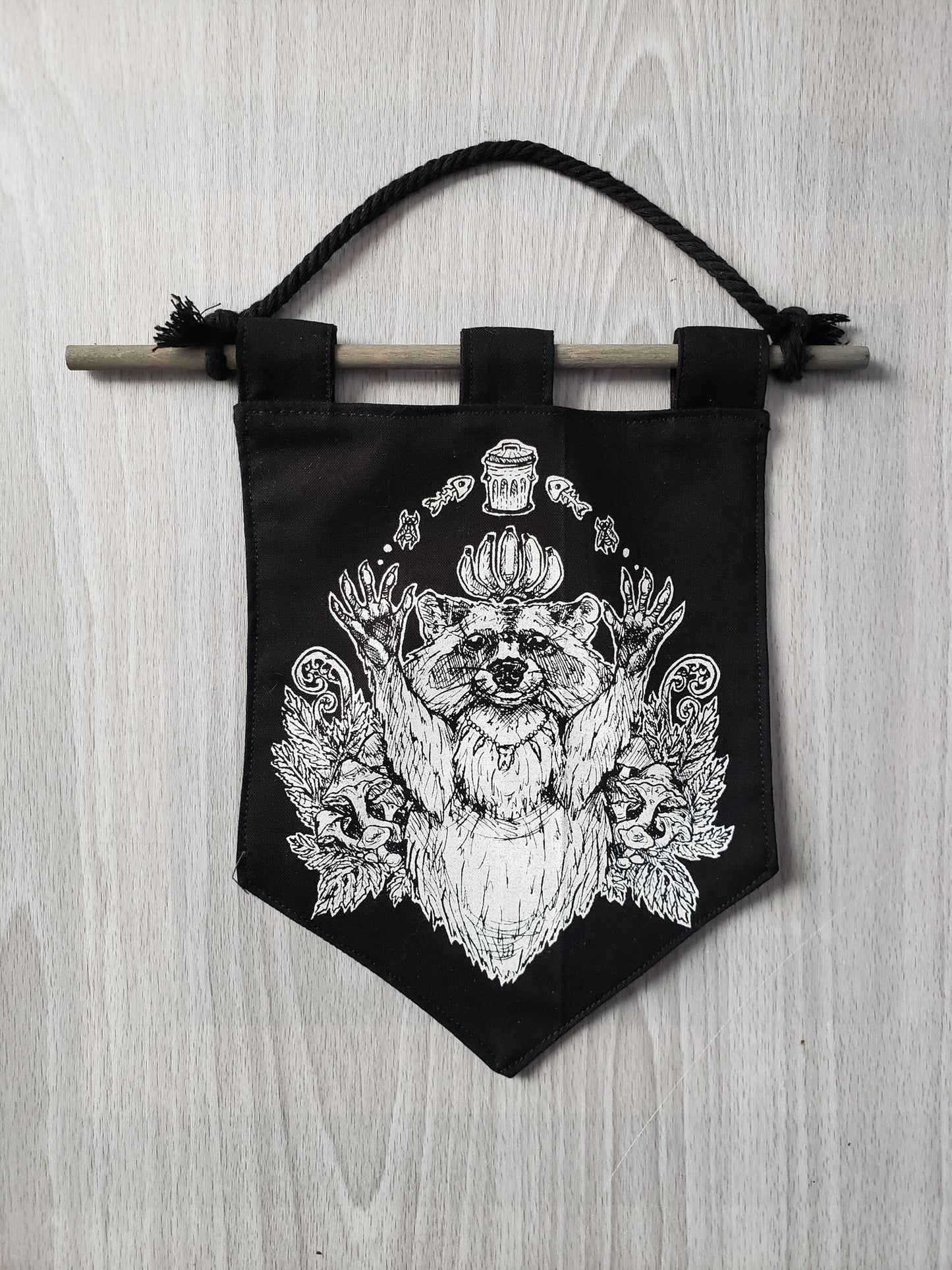 Raccoon Bitty Banner