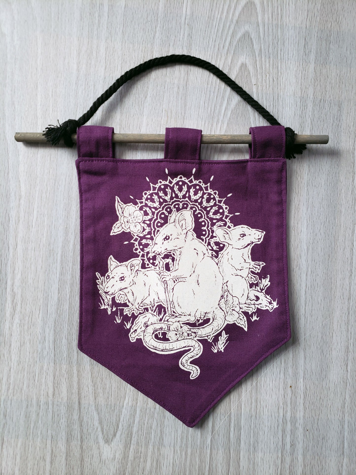 Rat Trio Bitty Banner