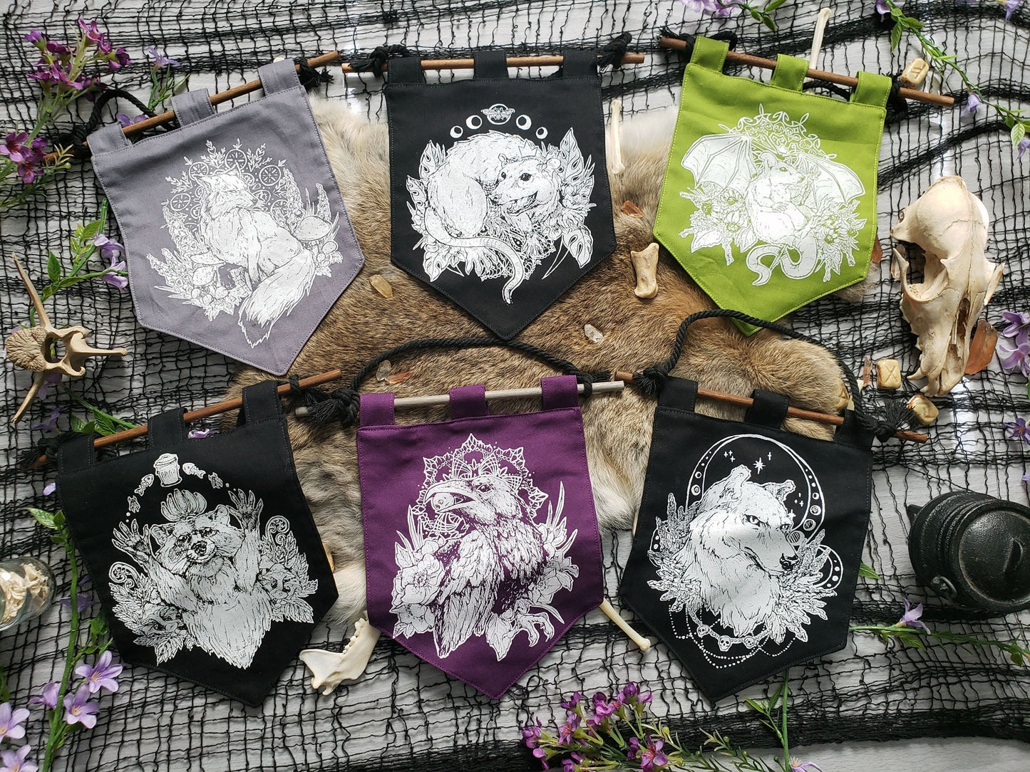 Raccoon Bitty Banner