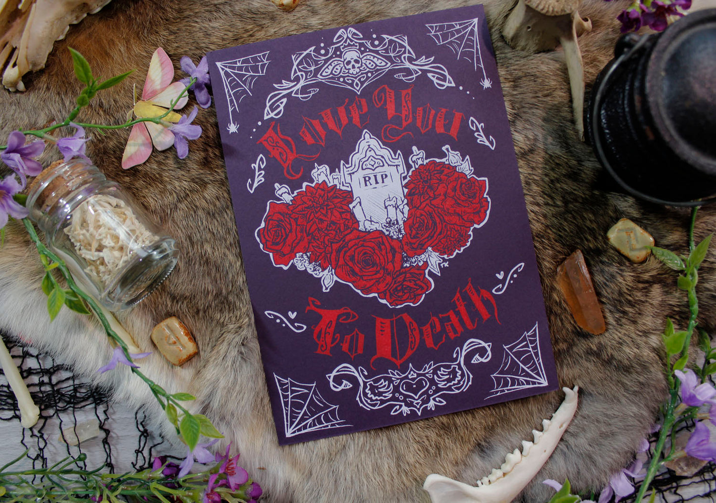 Love You to Death Valentine (Postcard)