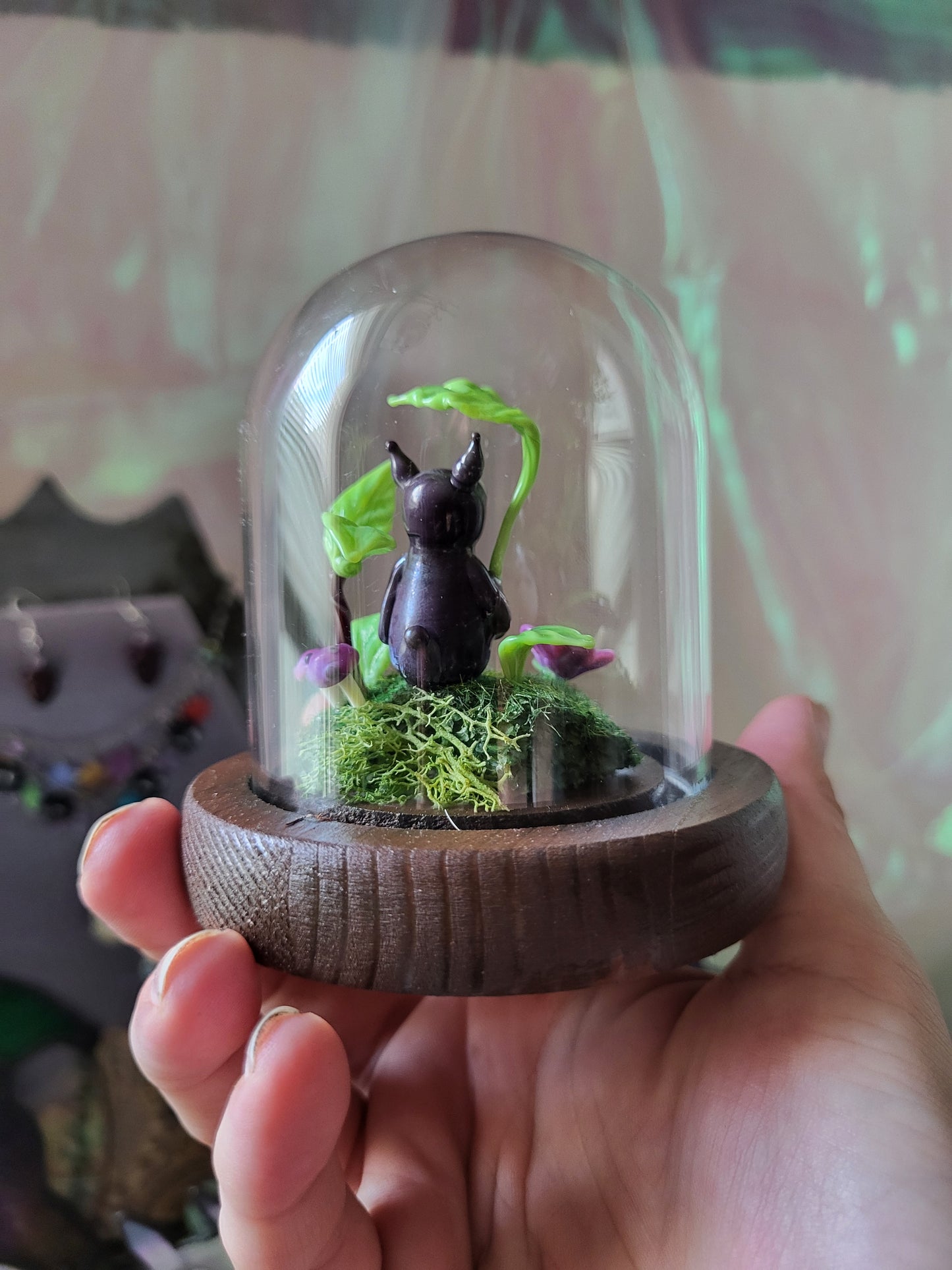 Tiny Totoro Glass Specimen Domes