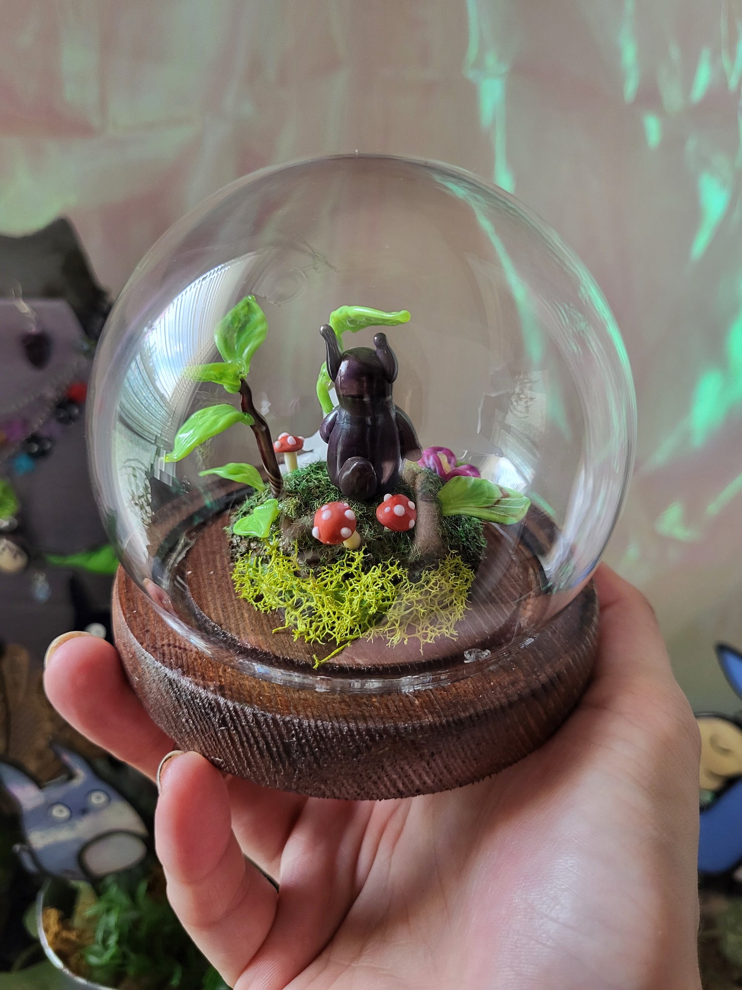 Tiny Totoro Glass Specimen Domes