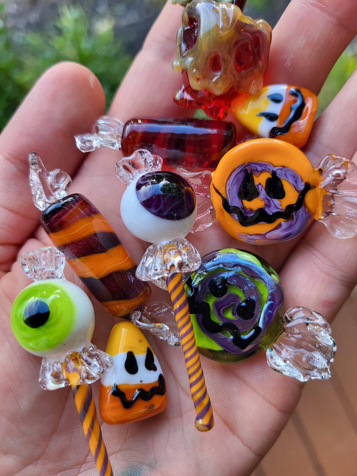 Tricky Halloween Glass Sweet Teeth