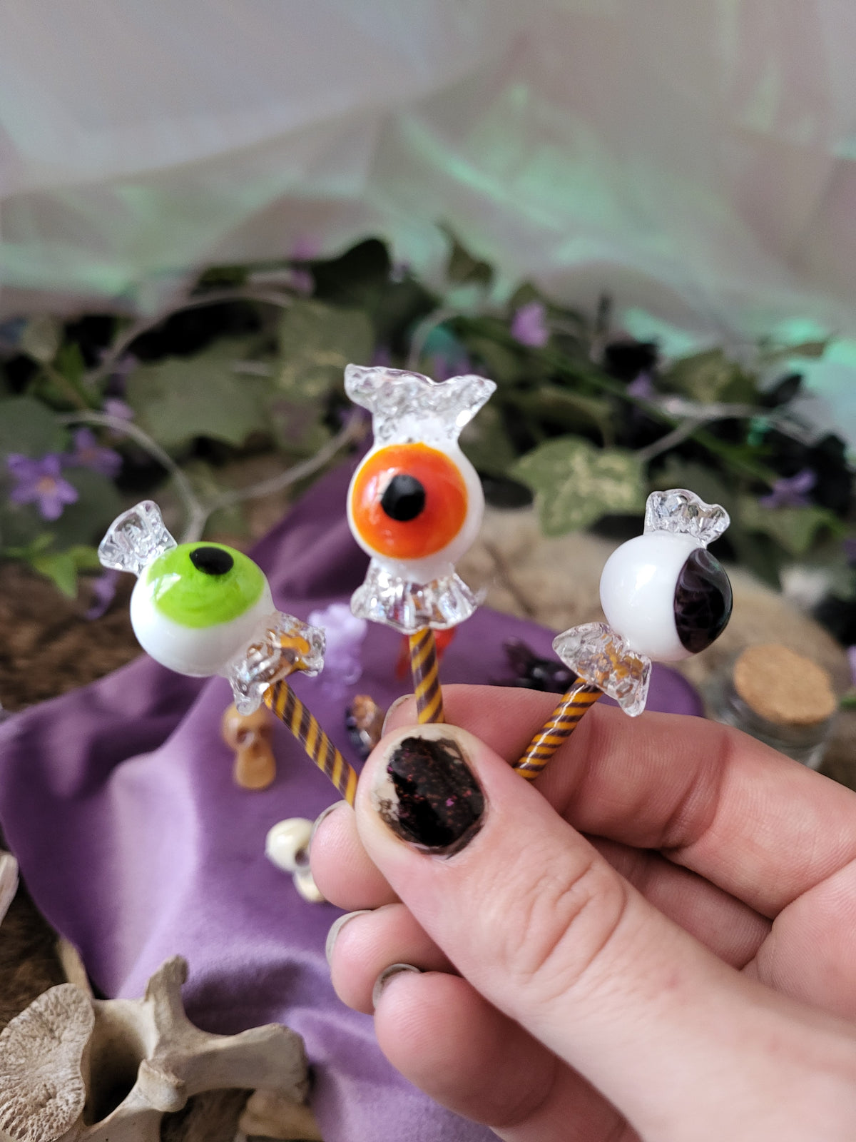 Tricky Halloween Glass Eye-Pops